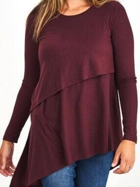 Latched Mama Asymmetrical Tunic